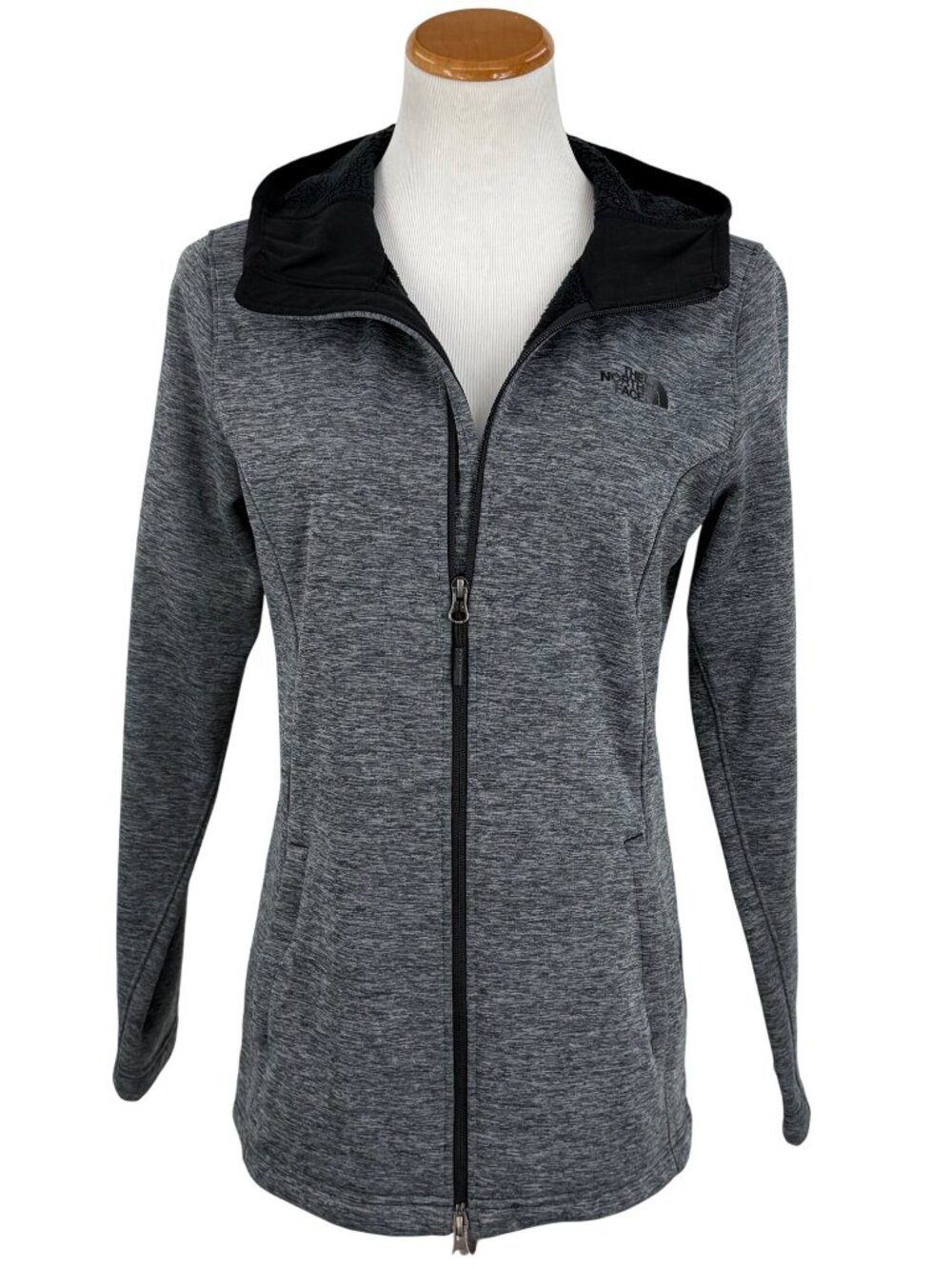 The North Face Gray Zip-Up Fleece Lined Canyonlands Hoodie Jacket S | Athleisure - Picture 15 of 16